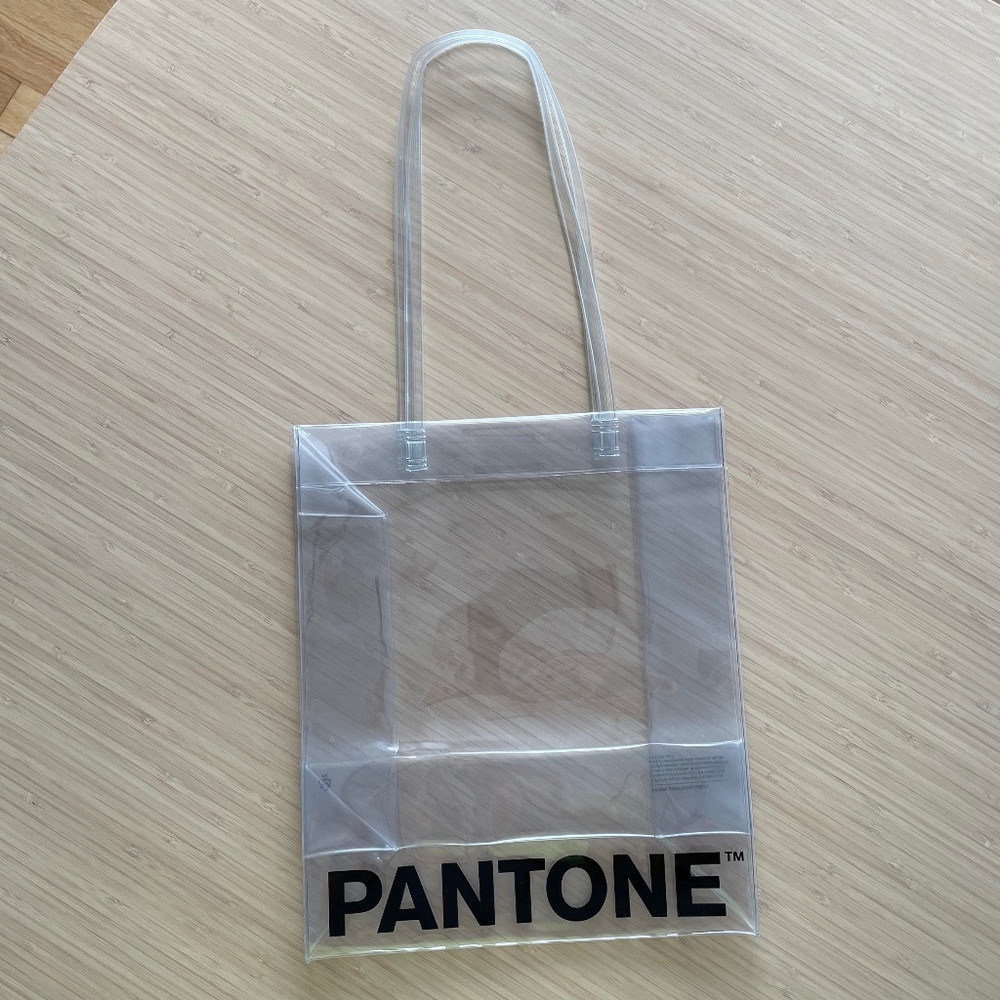 Pantone PVC transparent bag